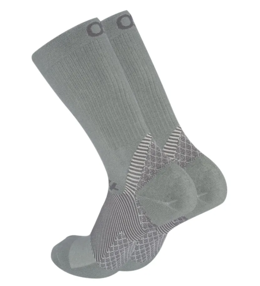 OS1st Plantar Fasciitis Merino Wool Crew Socks- Gray