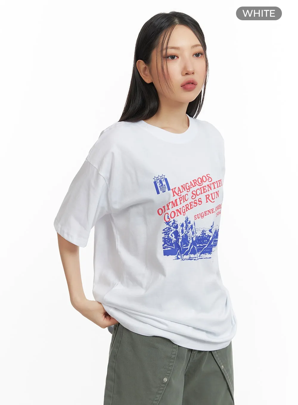 Oversized Graphic Tee CM419