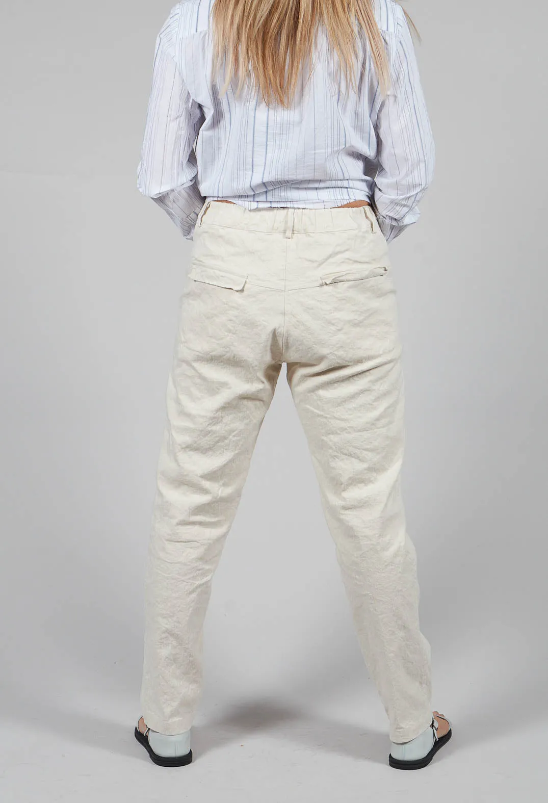 Palba Trousers in Natural