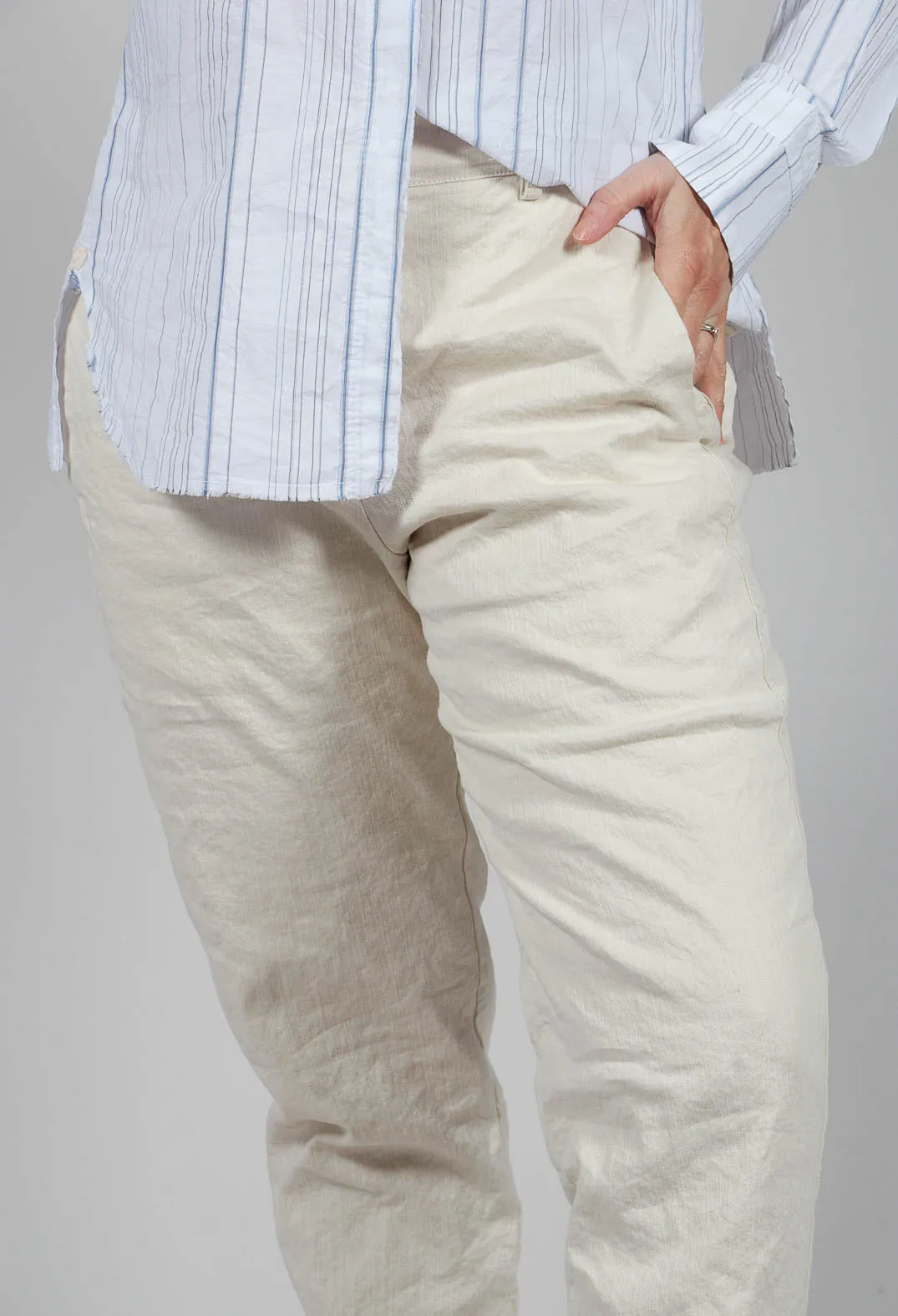 Palba Trousers in Natural