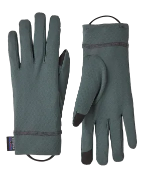 Patagonia Capilene Midweight Glove Liners - Nouveau Green