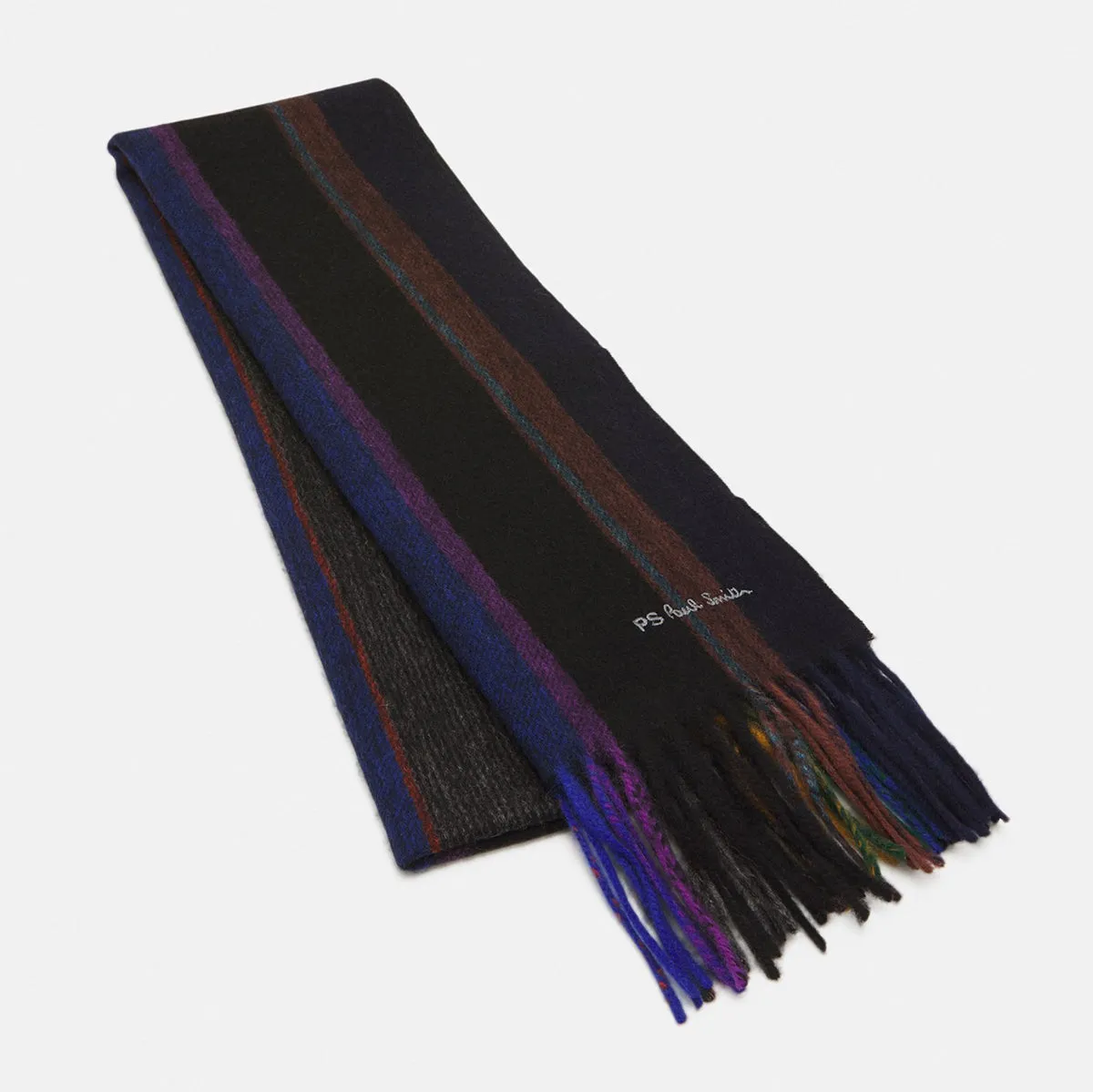 Paul Smith - Men's College Scarf in Black