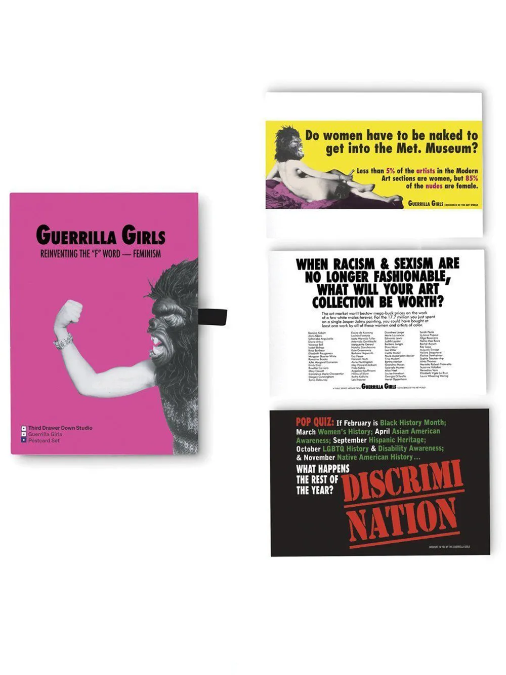 Postcard box set Guerrilla Girls