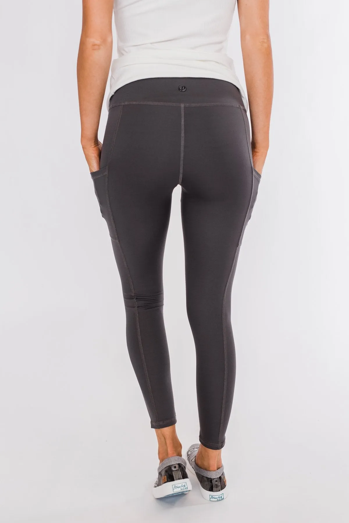 Pulse Basics Athleisure Leggings- Charcoal