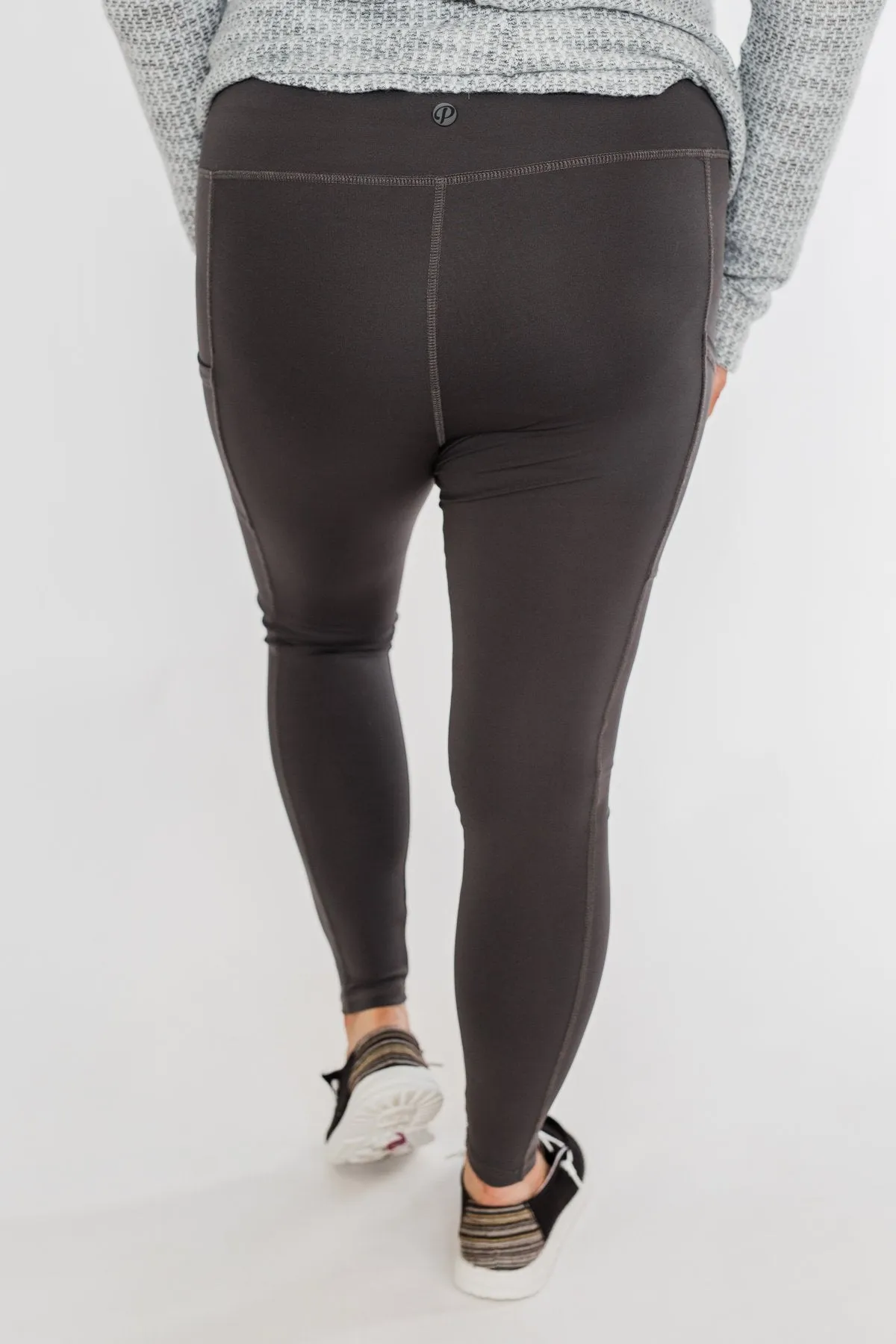 Pulse Basics Athleisure Leggings- Charcoal