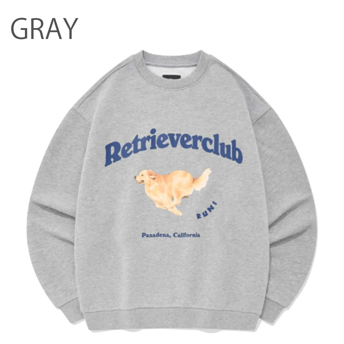 Retriever Club  |Crew Neck Street Style Long Sleeves Plain