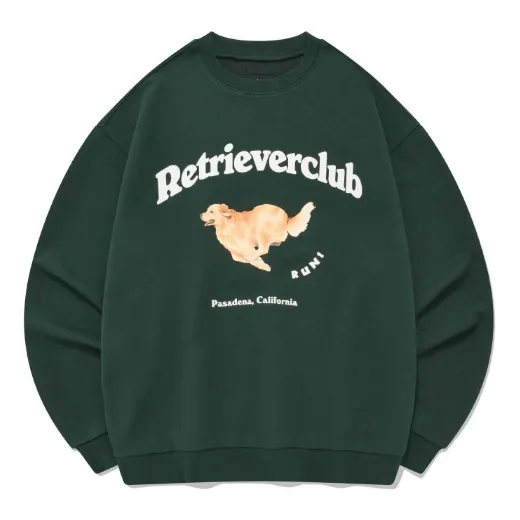 Retriever Club  |Crew Neck Street Style Long Sleeves Plain