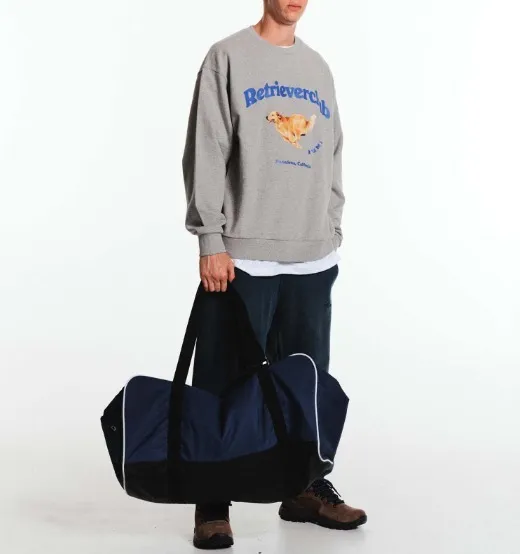 Retriever Club  |Crew Neck Street Style Long Sleeves Plain