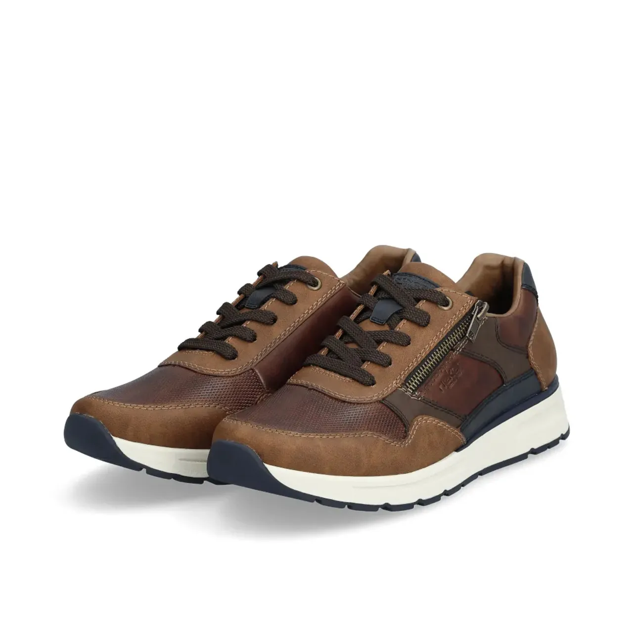 Rieker B0701-24 Brown & Navy Sneaker