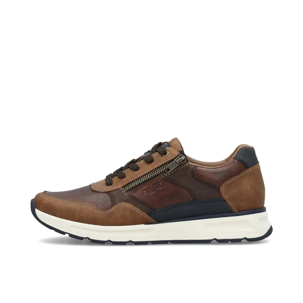 Rieker B0701-24 Brown & Navy Sneaker