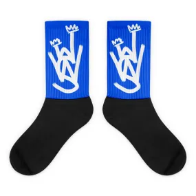 Royal Blue WhatWeSay LOGO Socks