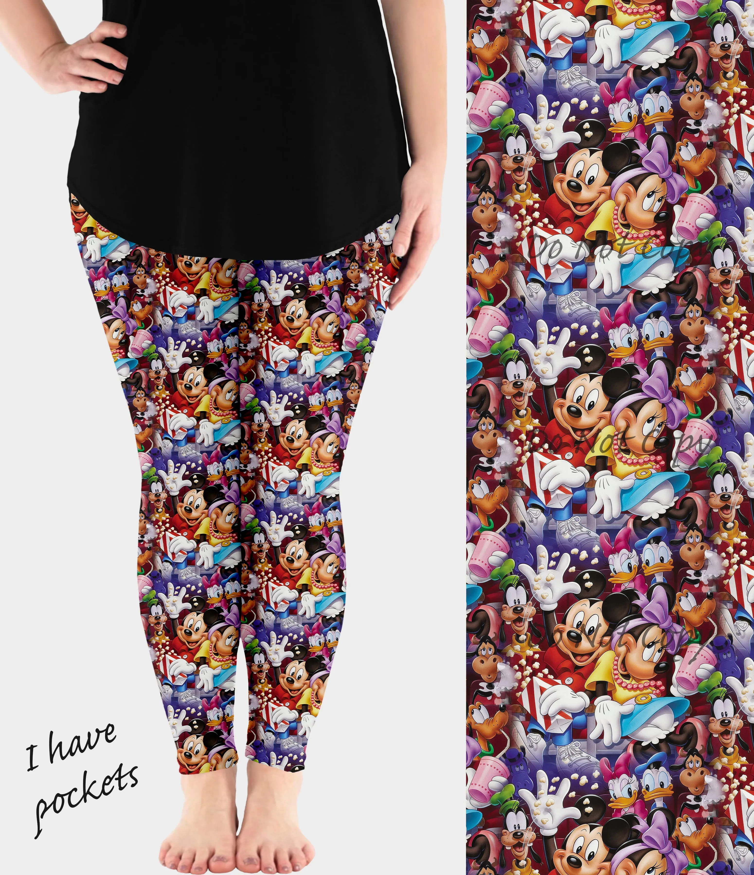 RTS - Cinema Pals Leggings w/ Pockets