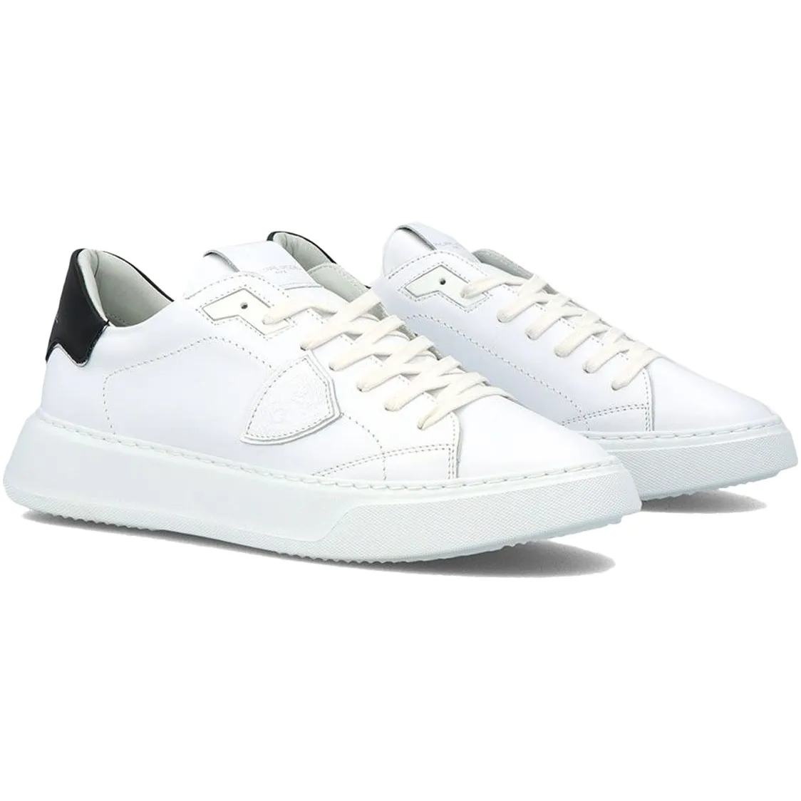 SCARPE TEMPLE LOW Uomo Blanc Noir