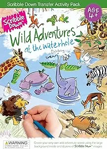 Scribble Down Activity Books - Various Scenes