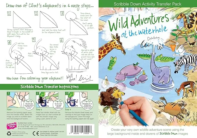 Scribble Down Activity Books - Various Scenes