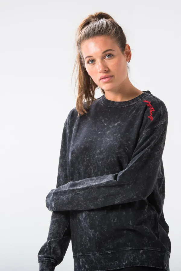 seeing thngs Embroidered Sweatshirt