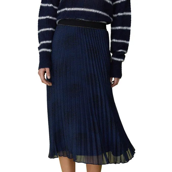 SKIRT QUADRO Woman Blue