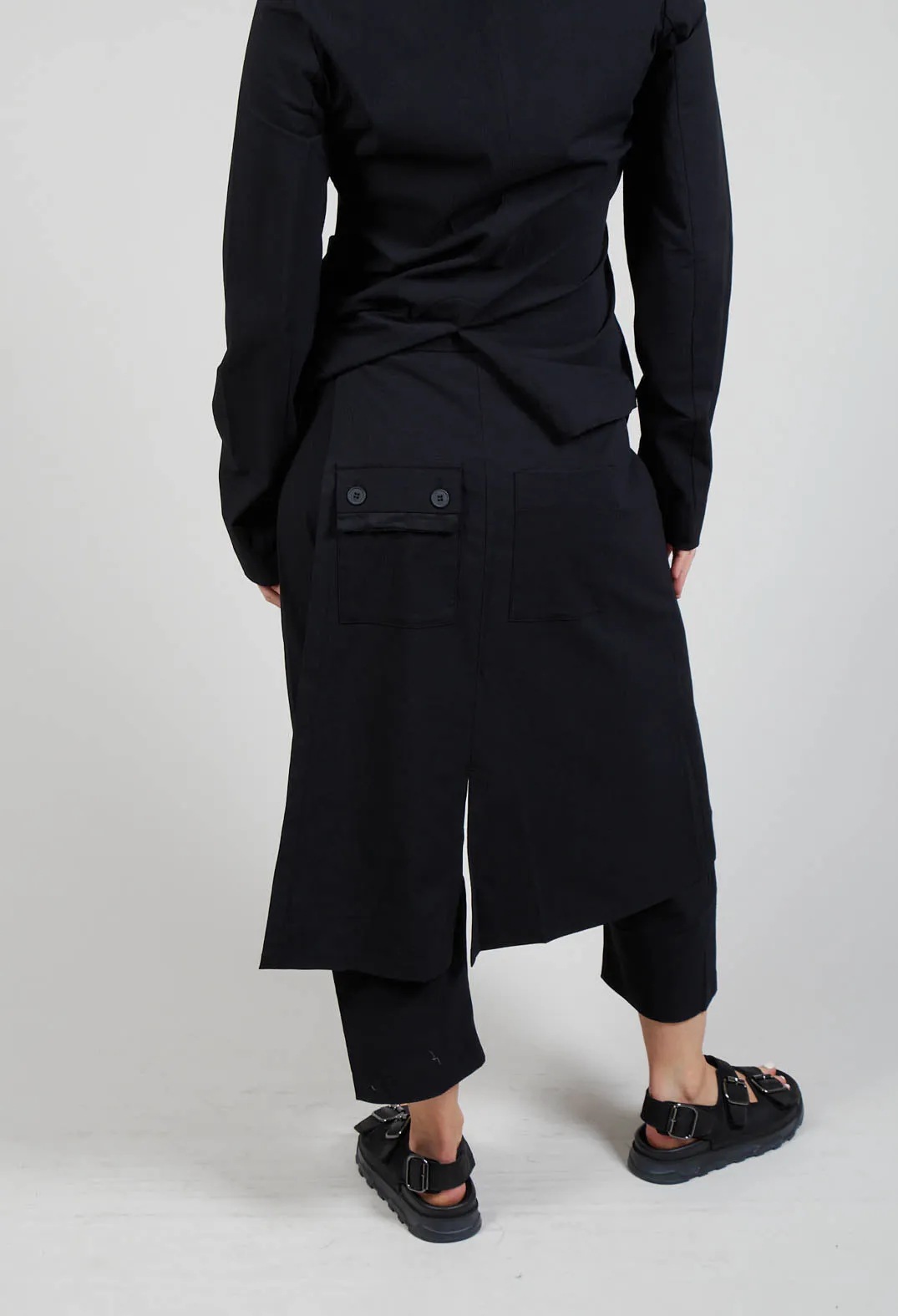 Skirt Trousers in Black