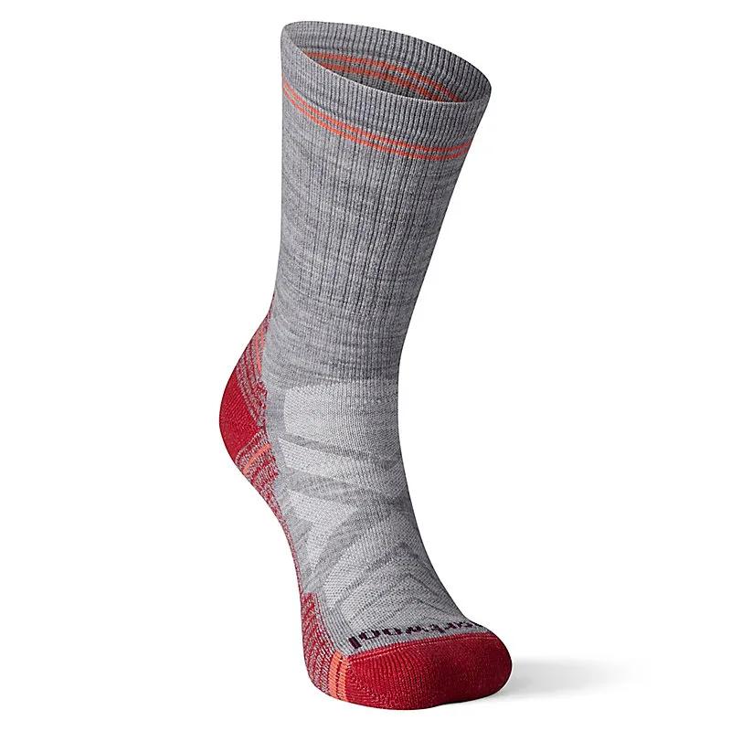 Smartwool Women’s Hike Light Cushion Crew Socks- Light Gray