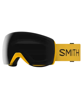 Smith Skyline XL Low Bridge Snow Goggles - Gold Bar Colorblock / ChromaPop Sun Black - 2023