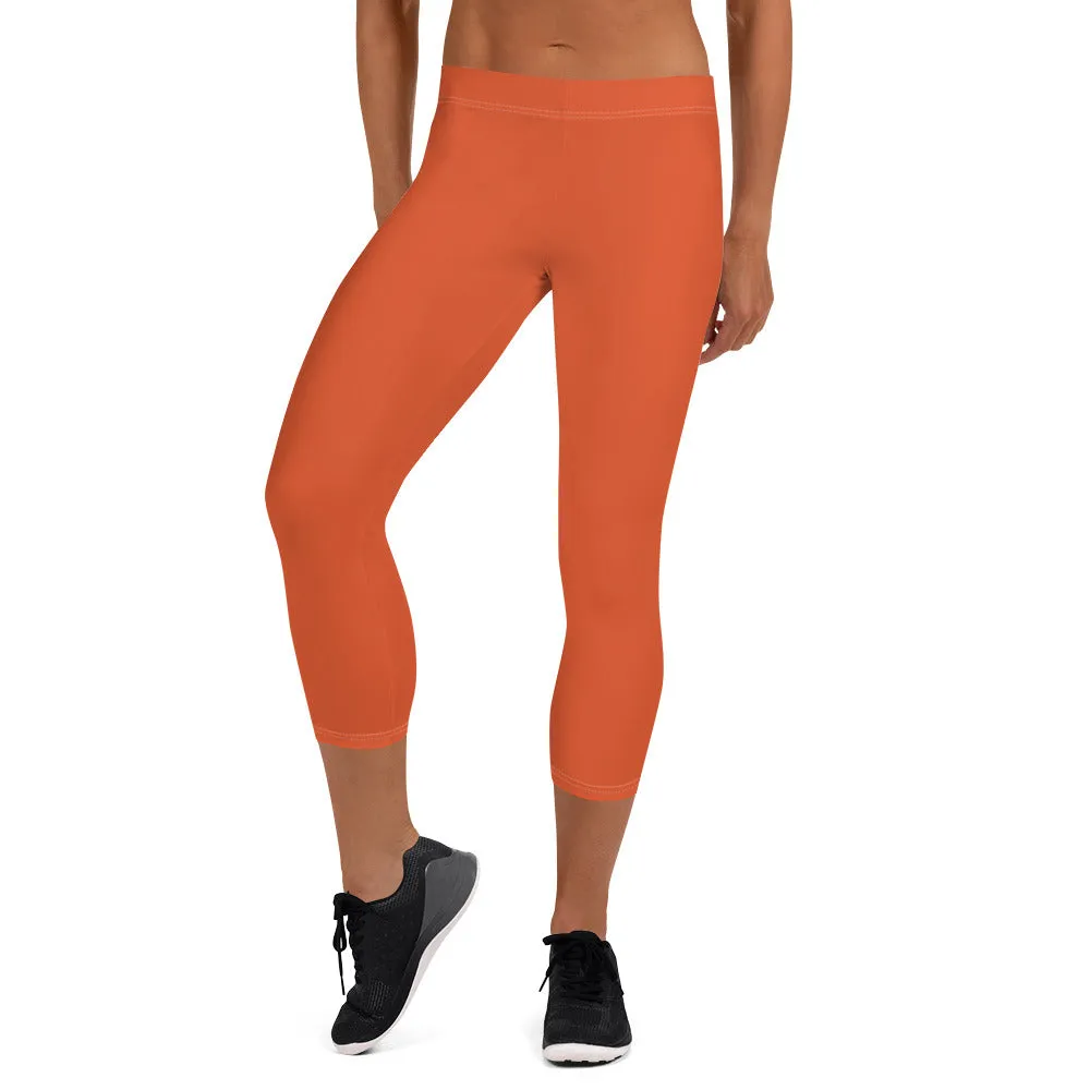 Sqdltd SP24 Capri Leggings Orangeade