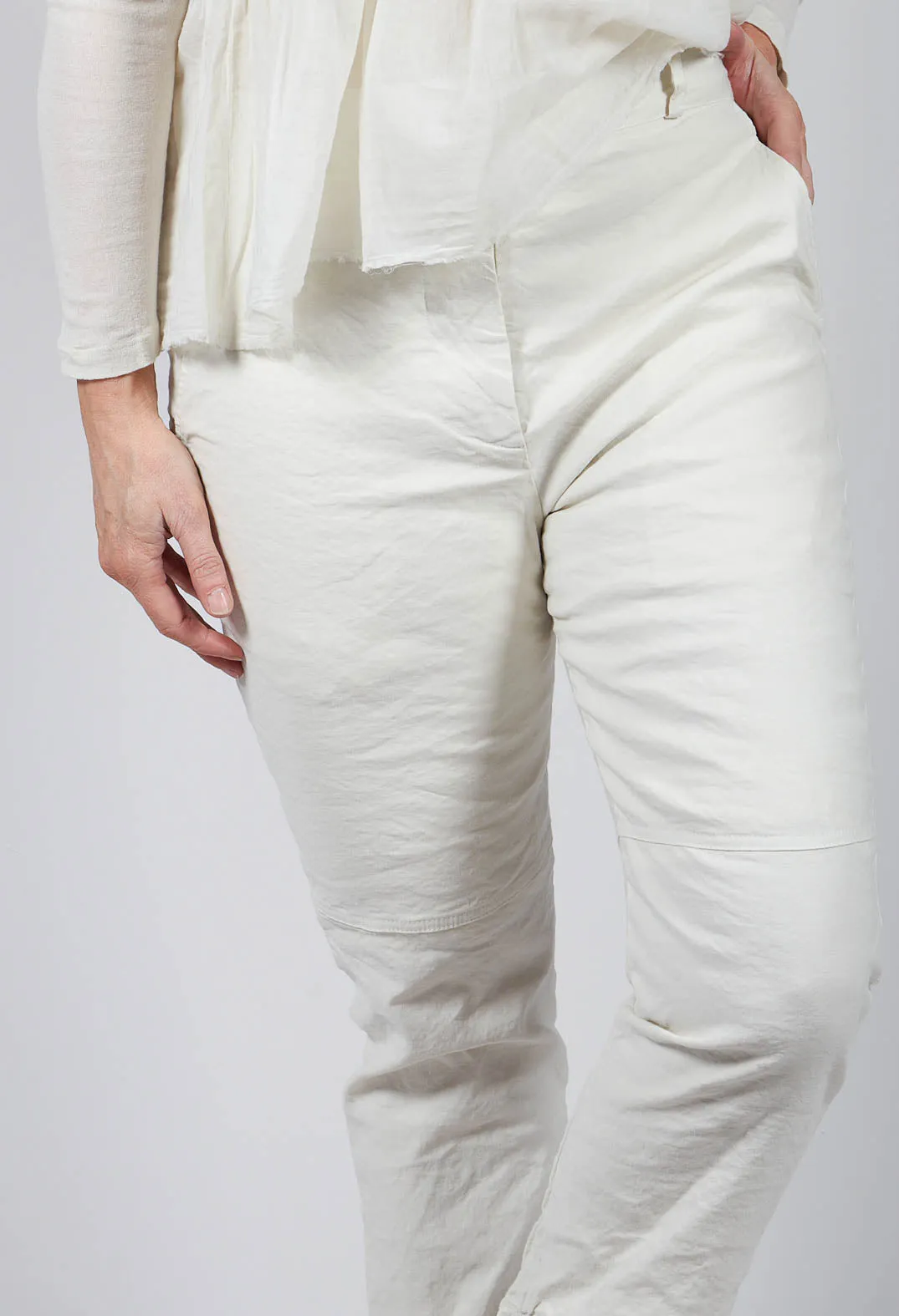 Stitch Trousers in Chalk