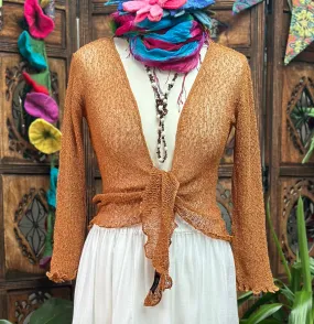 TERRACOTTA SHRUG / CARDIGAN