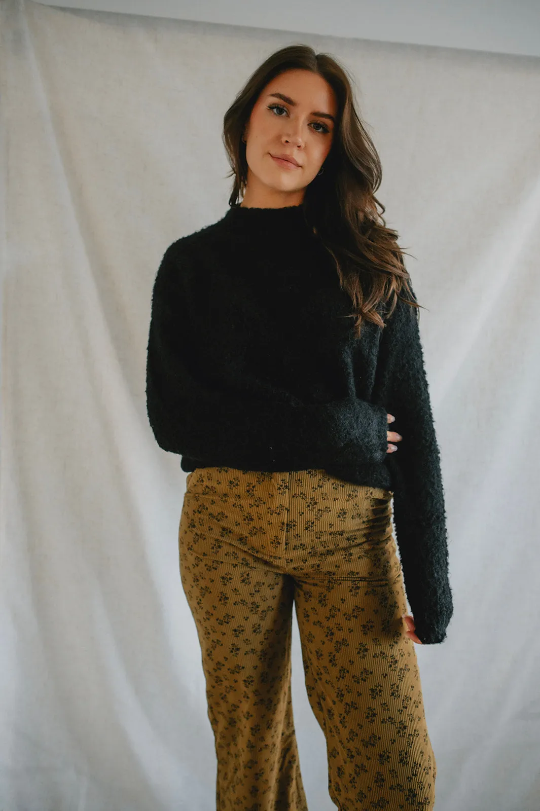 The Charley Floral Corduroy Pants