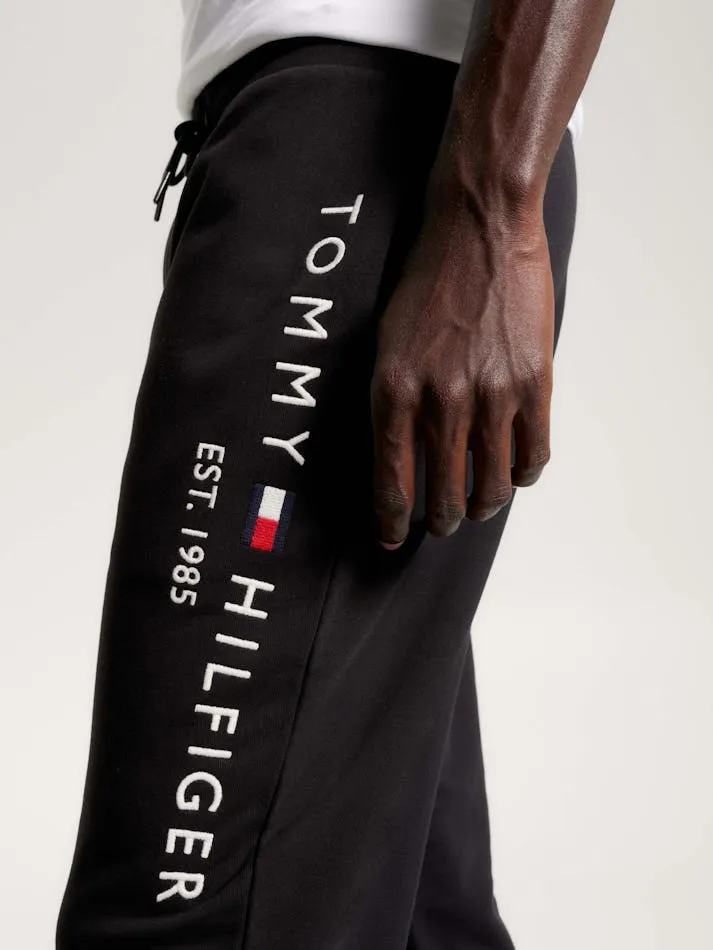 Tommy Hilfiger Mw08388 Msw Tommy Logo Sweatpants Black