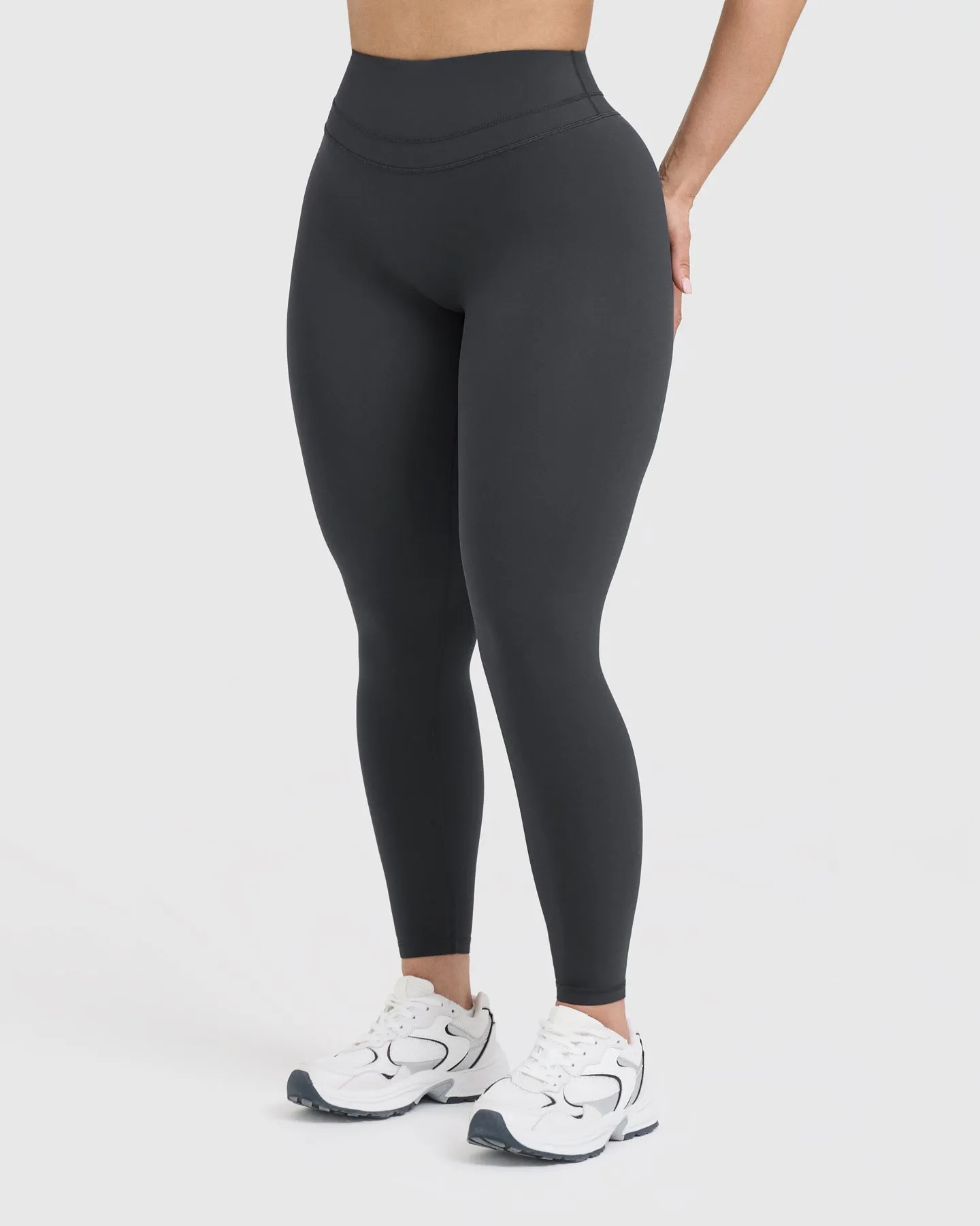 Unified High Waisted Leggings | Coal