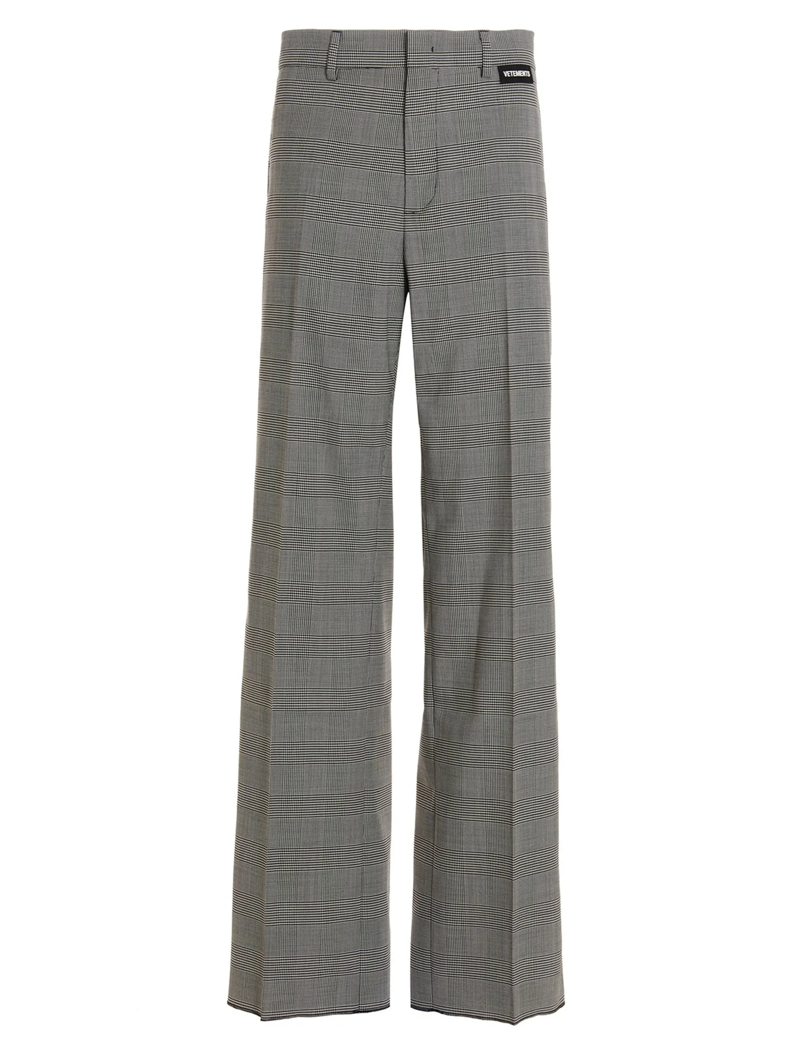 Vetements Checked Tailored Trousers