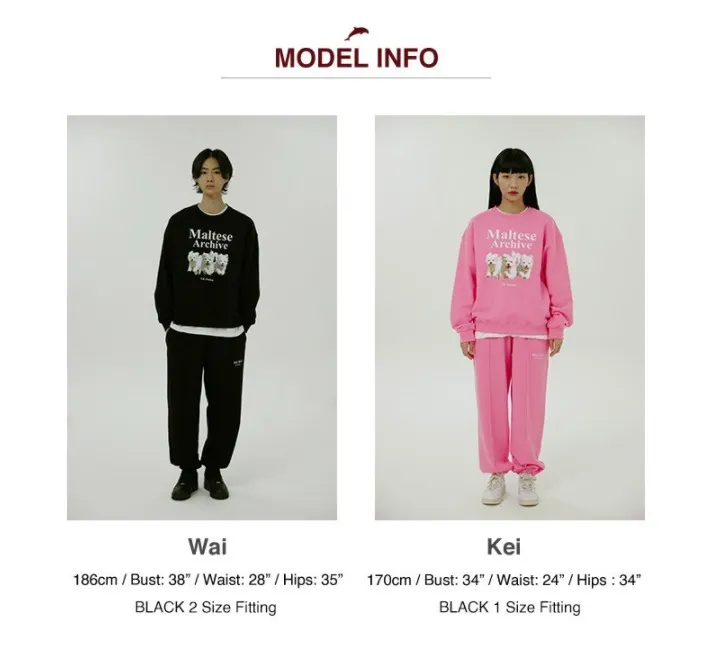 Wai Kei  |Unisex Street Style U-Neck Long Sleeves