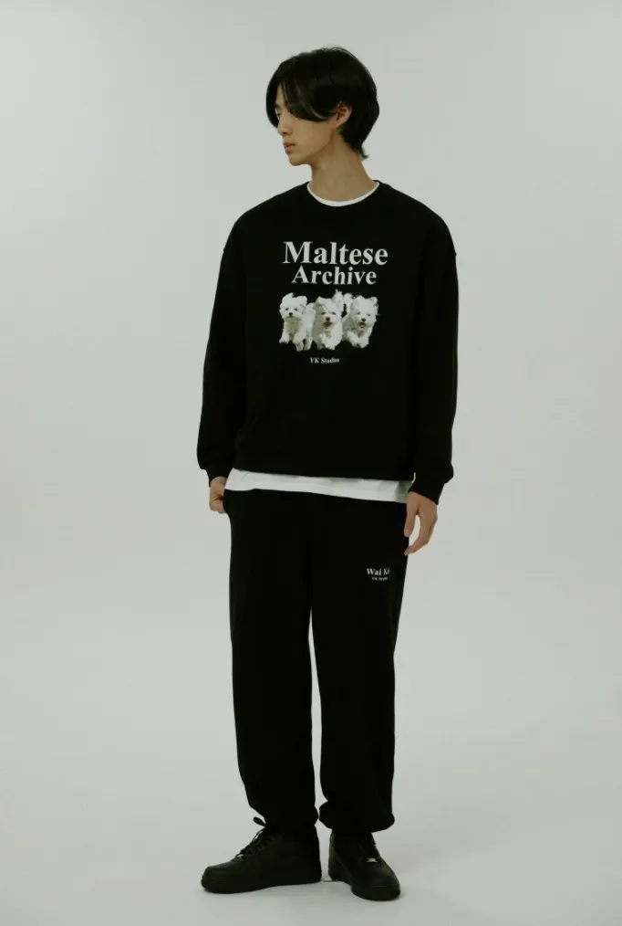 Wai Kei  |Unisex Street Style U-Neck Long Sleeves