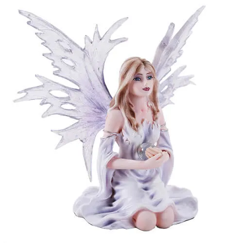 Winter White Fairy Figurine