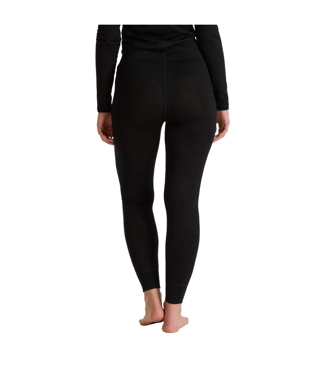 Womens/ladies merino baselayer tights black Craghoppers