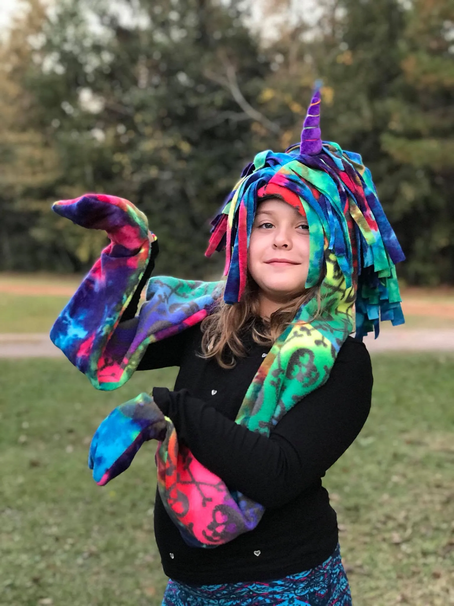 Wonderland Hooded Scarf PDF Pattern