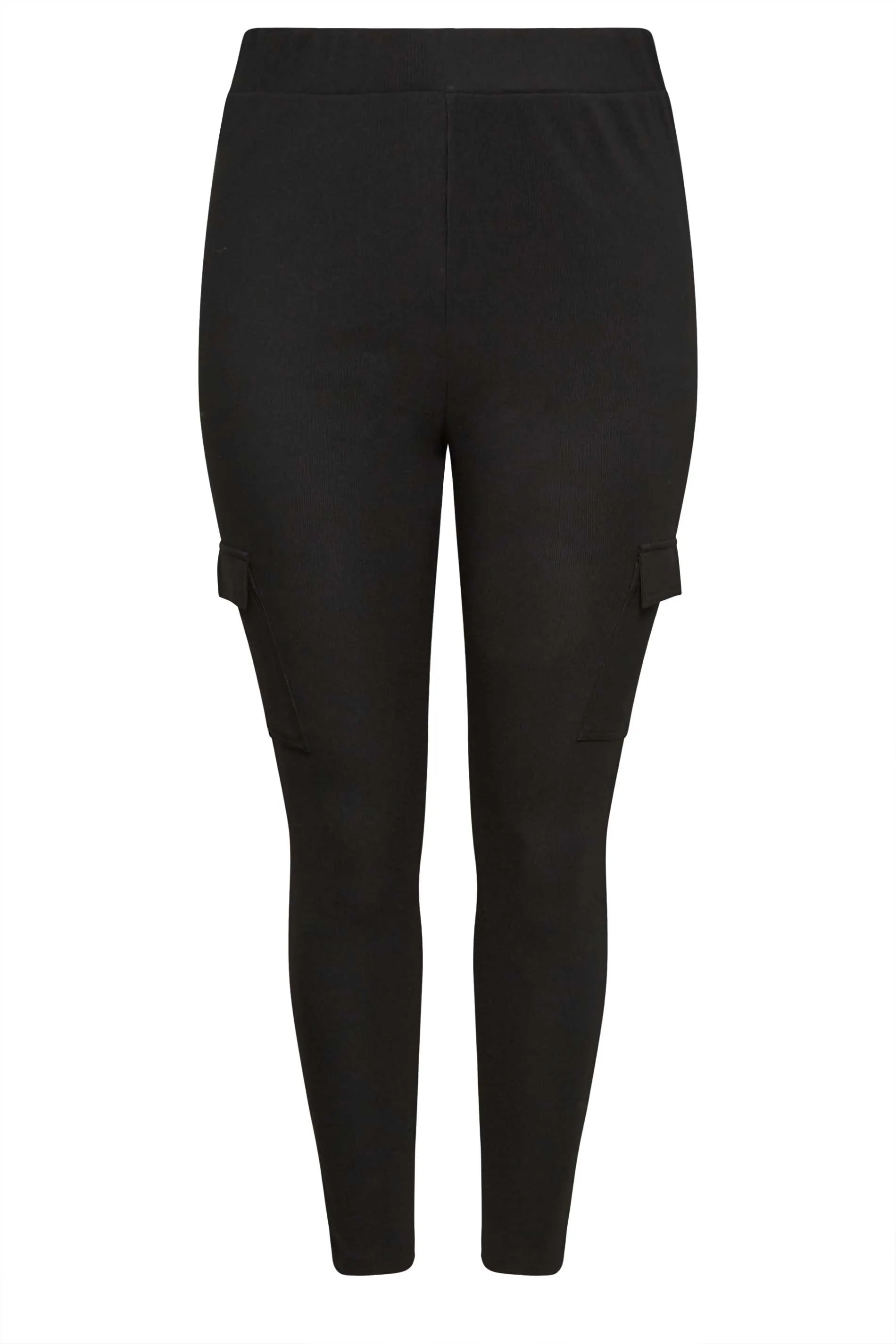 YOURS Curve Black Cargo Leggings