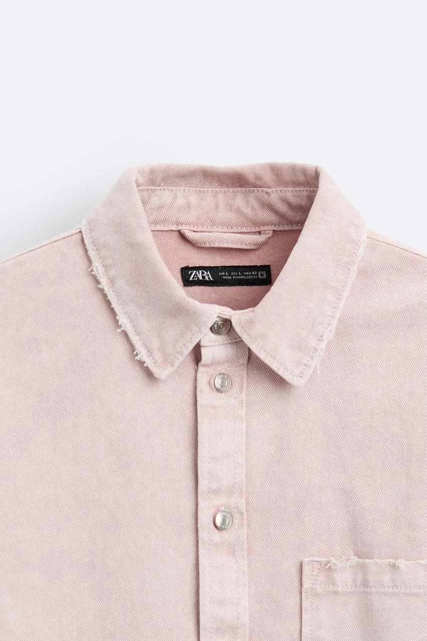 ZARA  |Long Sleeves Shirts